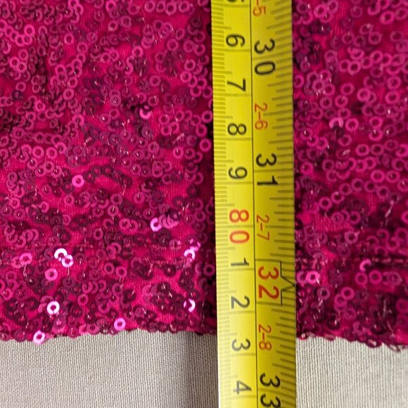 Barbiecore Hot Pink Belle du Jour Sequin Dress Size Medium - Picture 7 of 10